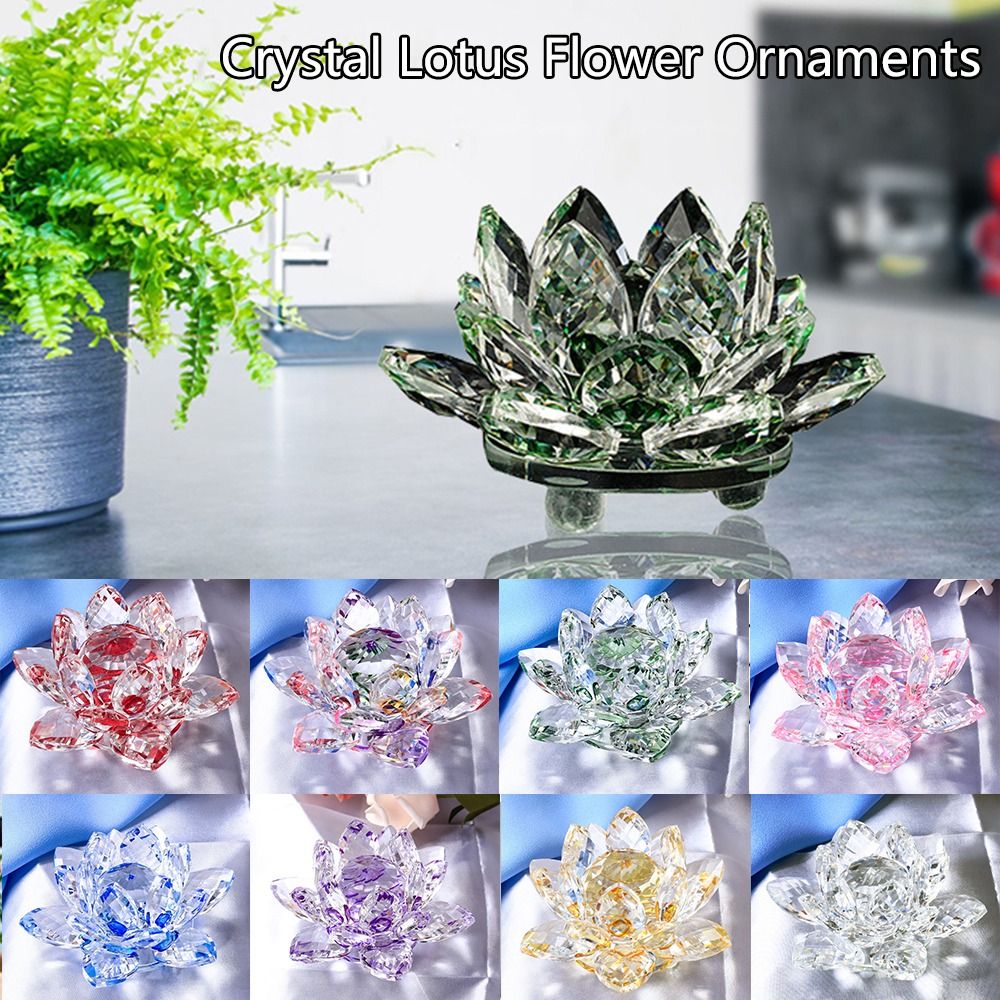 60-140mm Kristal Lotus Çiçeği  - Paper Weight Crystal incelemesi ve fiyatı