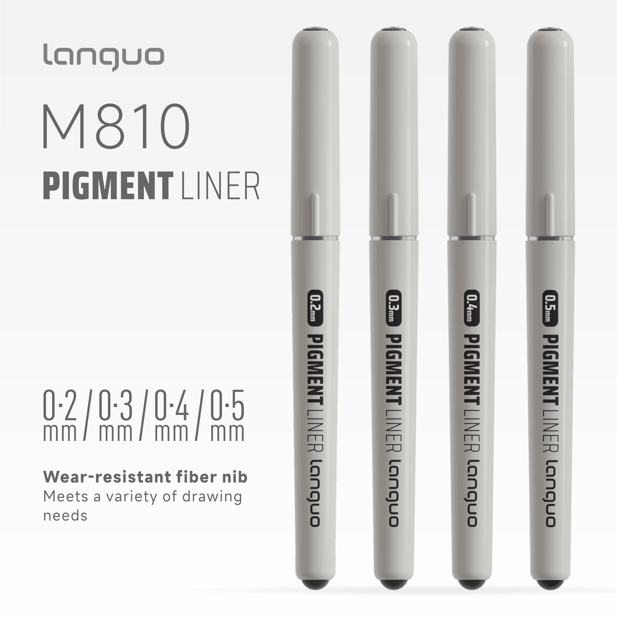 LANGUO 0.2/0.3/0.4/0.5 mm Mikr - Copic Marker Sketch incelemesi ve fiyatı