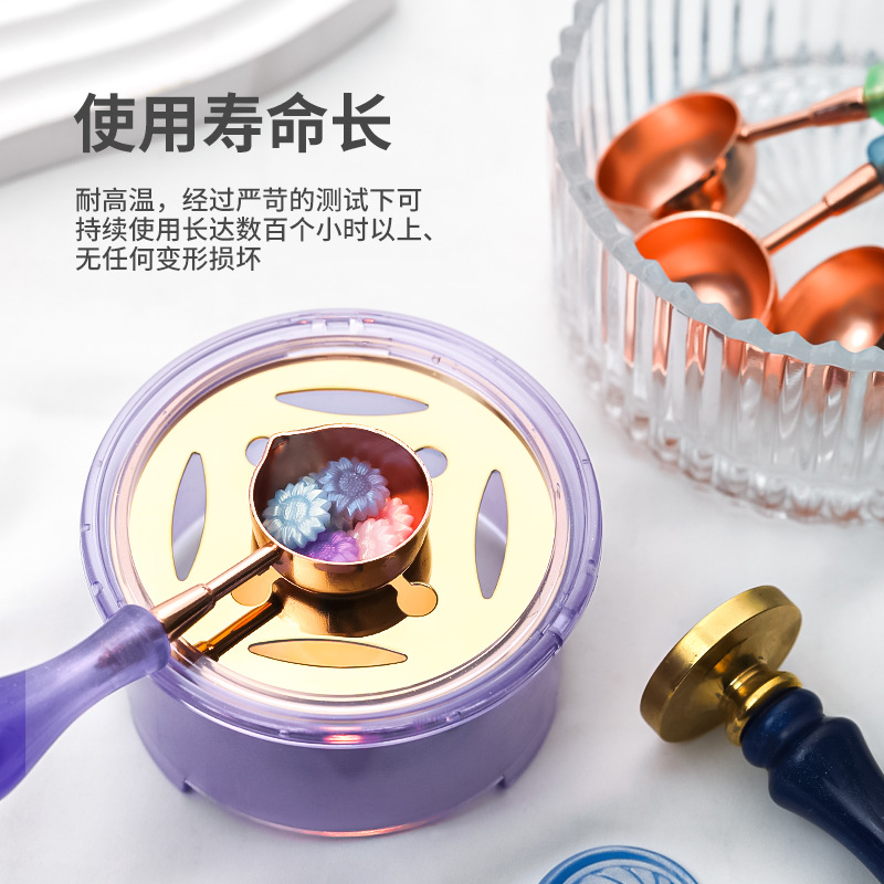 Mum Mühür Isıtıcı Kiti, Eritme - Wax Seal Stamp Set incelemesi ve fiyatı