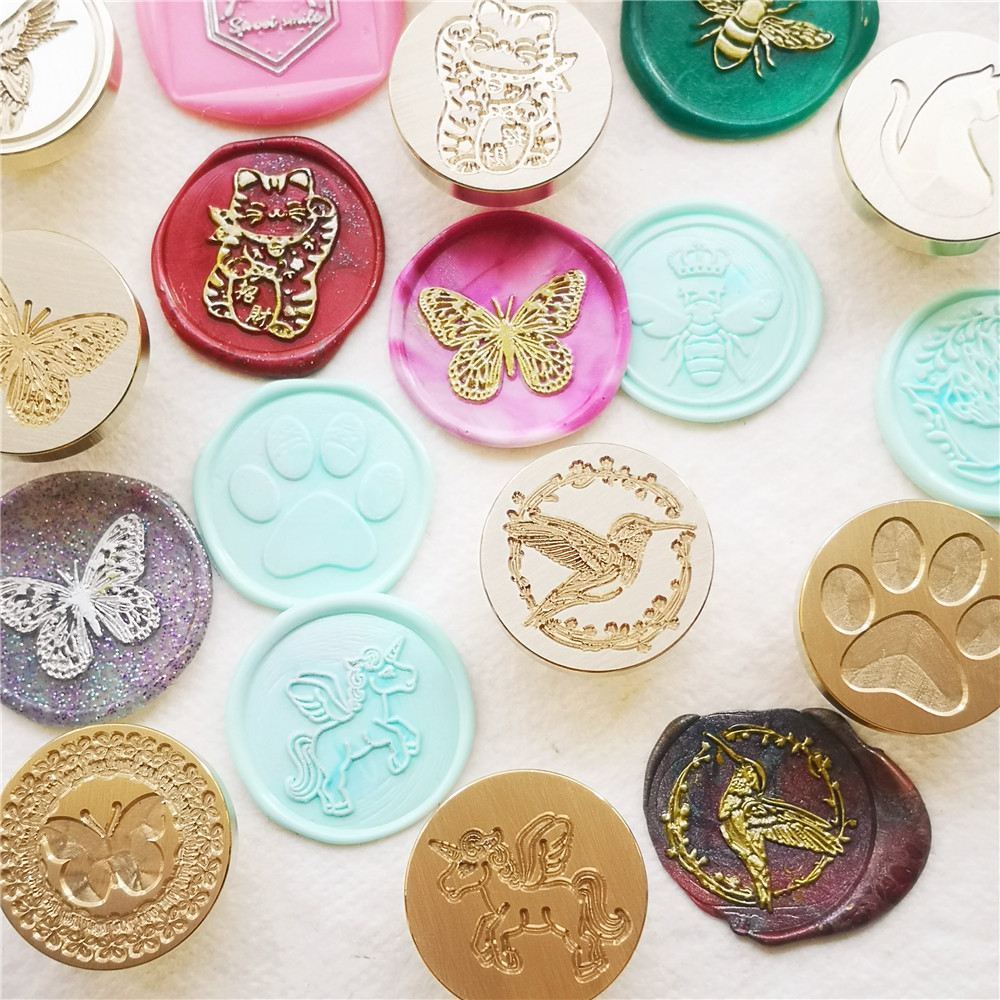 Mum Mühür Damga Başlığı Kelebe - Wax Seal Stamp Set incelemesi ve fiyatı