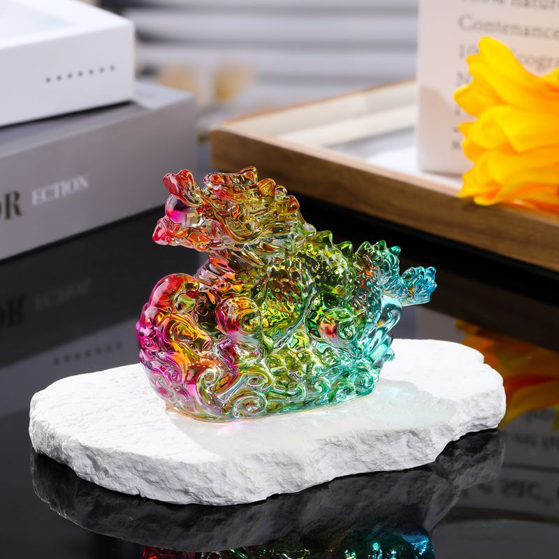 Kristal ejderha heykelcik cam  - Paper Weight Crystal incelemesi ve fiyatı